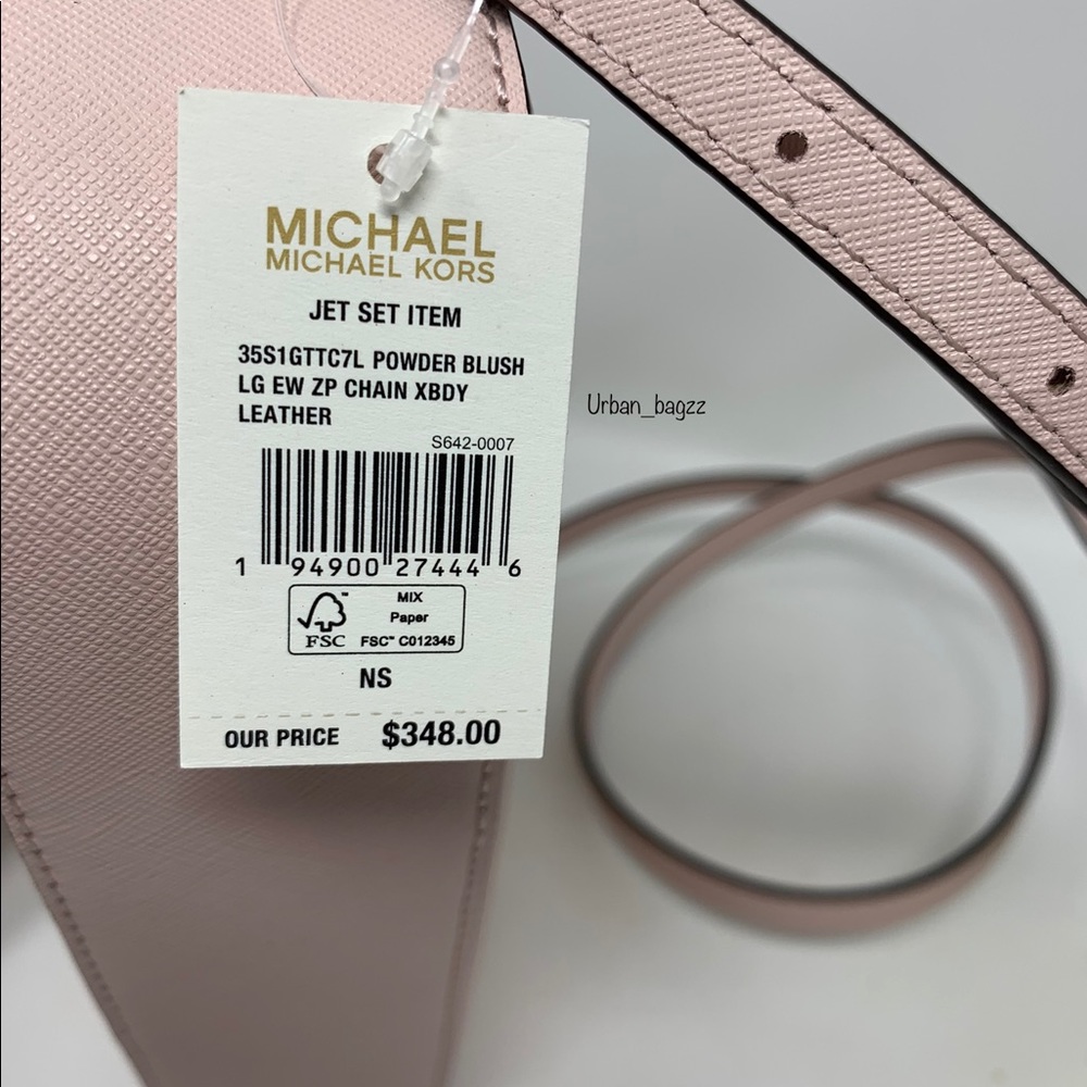Michael Kors JSI Large EW Chain Zip Crossbody - Picture 7 of 8